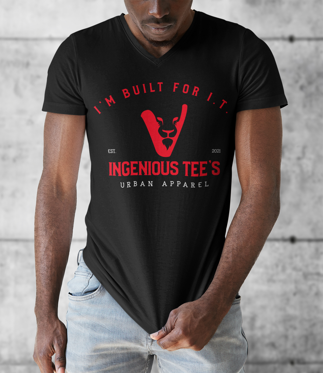 Unisex I.T. V-Neck T-Shirt